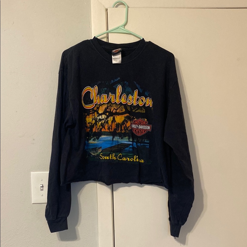 Harley-Davidson Black Charleston Long Sleeve Shirt